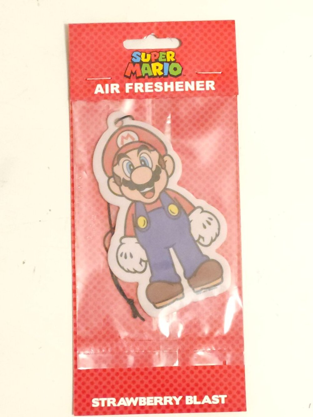 Nintendo Super Mario Strawberry Blast Air Freshener New